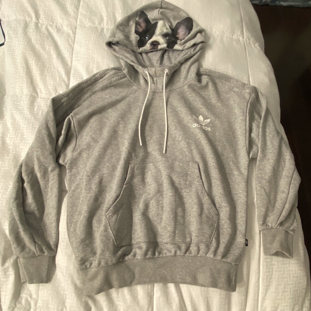 ADIDAS FRENCH BULLDOG WOMENS SWEATSHIRT